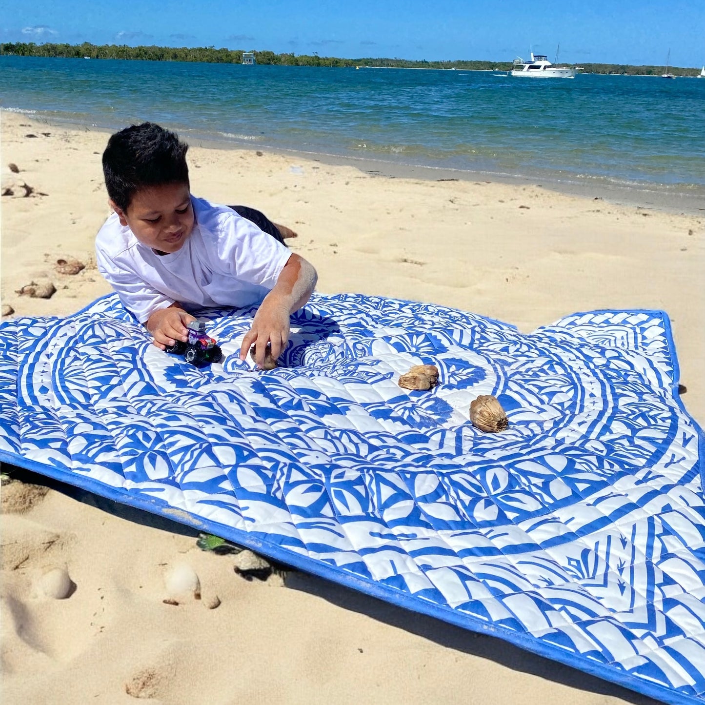 *NEW - Blue Square Playmat