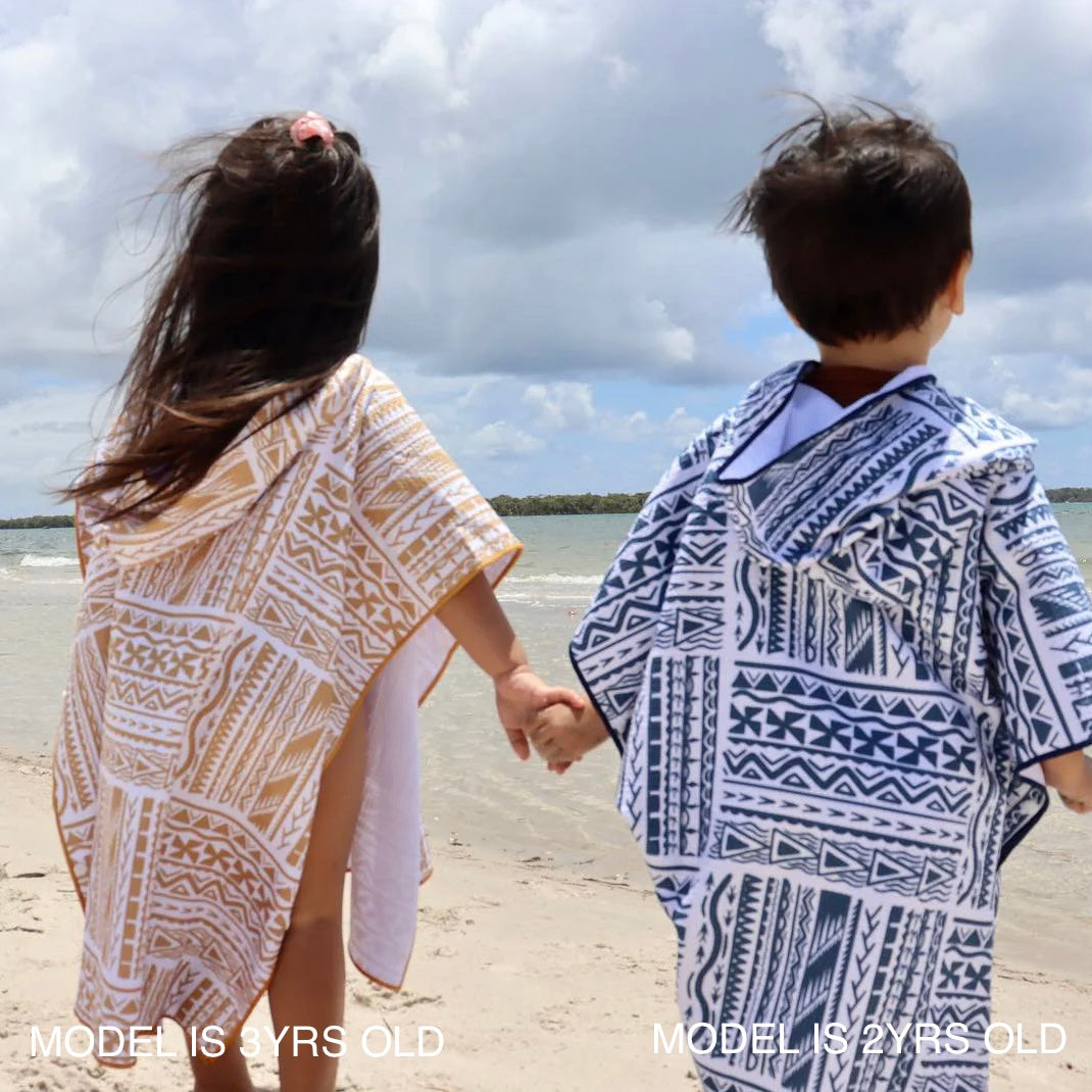 Brown Hooded Beach Towel