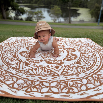 *NEW - Brown Square Playmat