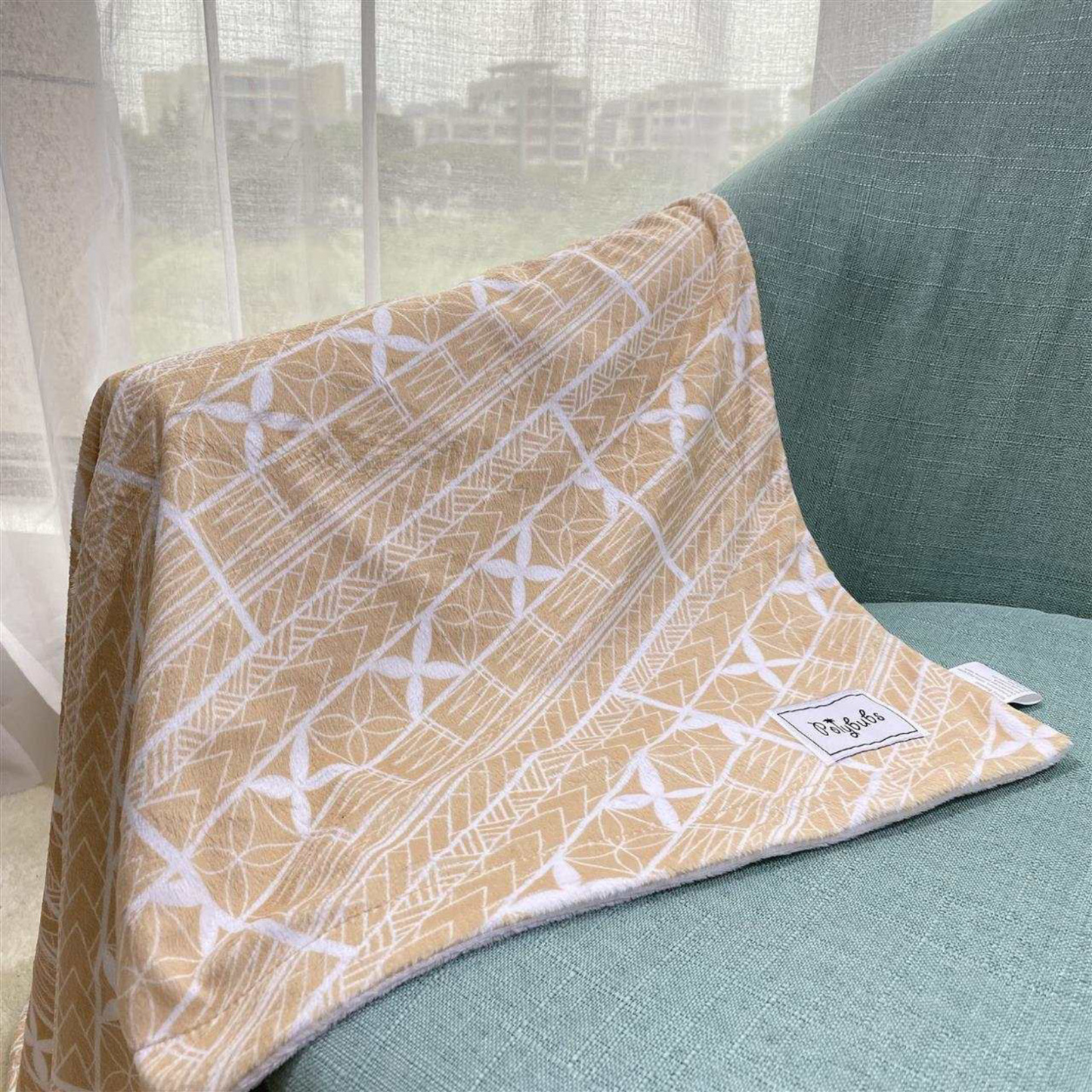 Amataga Baby Blanket (Beige)