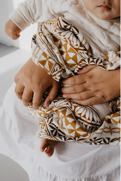 Tongan Inspired Muslin Wrap