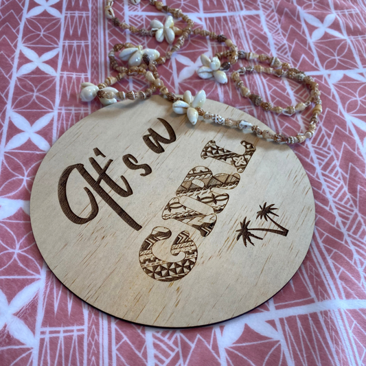 It’s A Girl Plaque